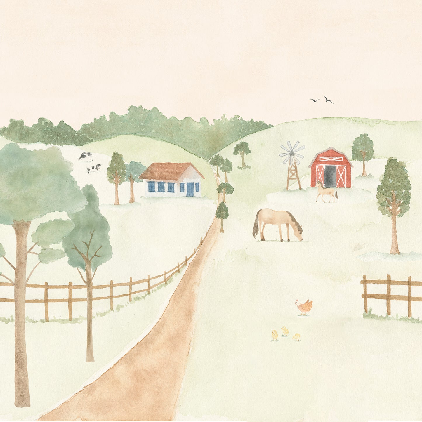 Papel de parede Fazenda