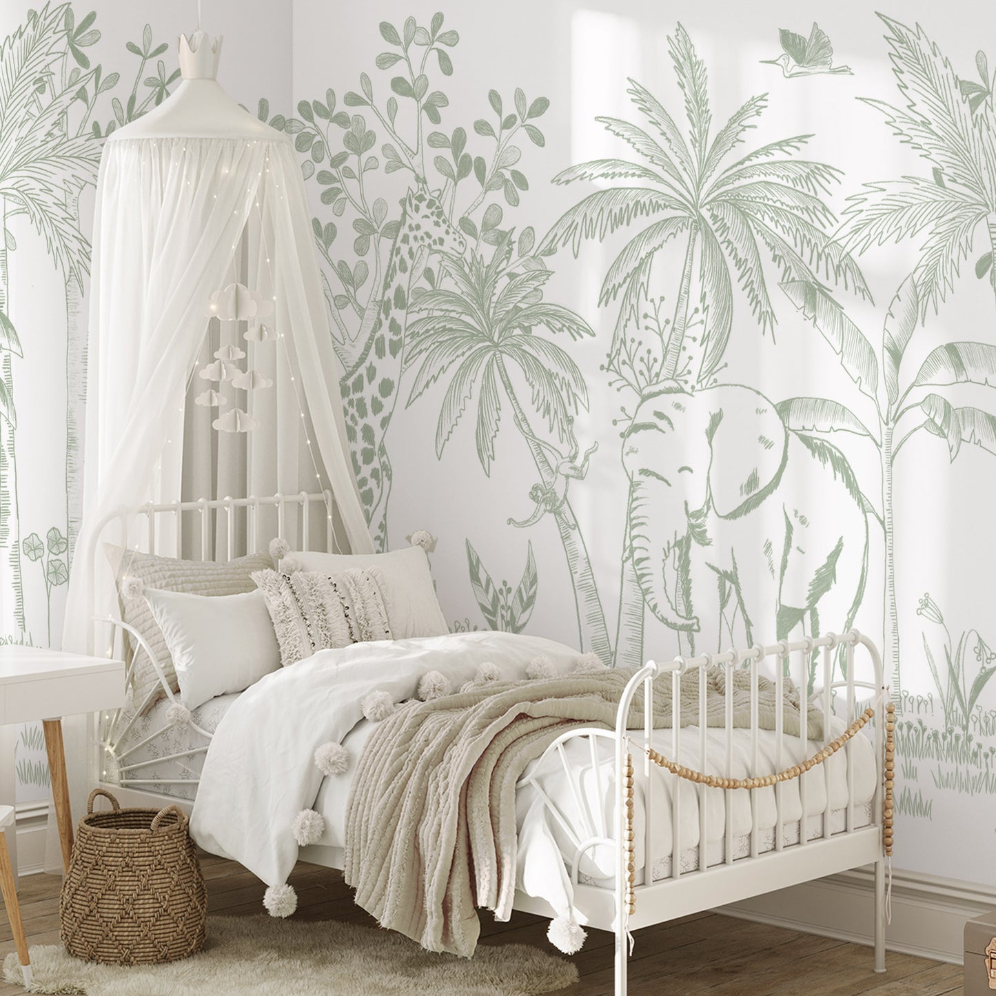 Papel de parede Savana Giz