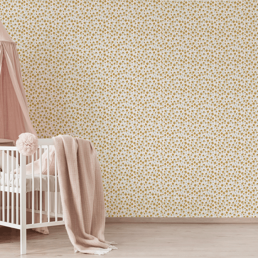 Little Spring Wallpaper – mustard