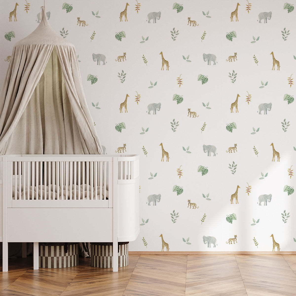 Papel de Parede Savana Bichos