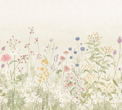 Lush Garden Mural – colorful – 300x270 cm