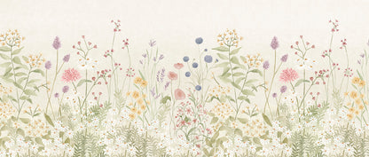 Lush Garden Mural – colorful – 400x170 cm