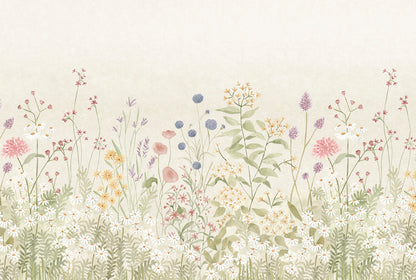 Lush Garden Mural – colorful – 400x270 cm