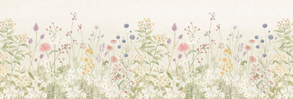 Lush Garden Mural – colorful – 500x170 cm