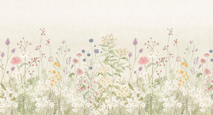 Lush Garden Mural – colorful – 500x270 cm