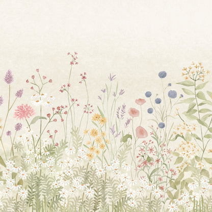 Lush Garden Mural – colorful