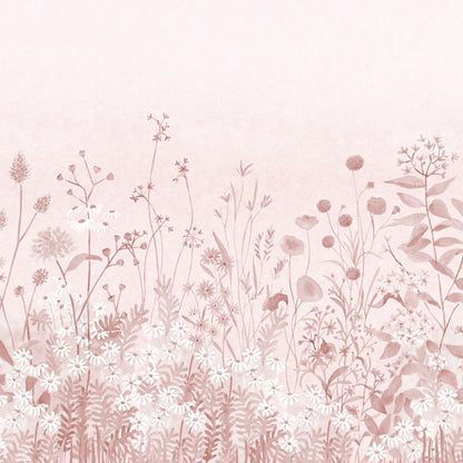 Lush Garden Mural – pink