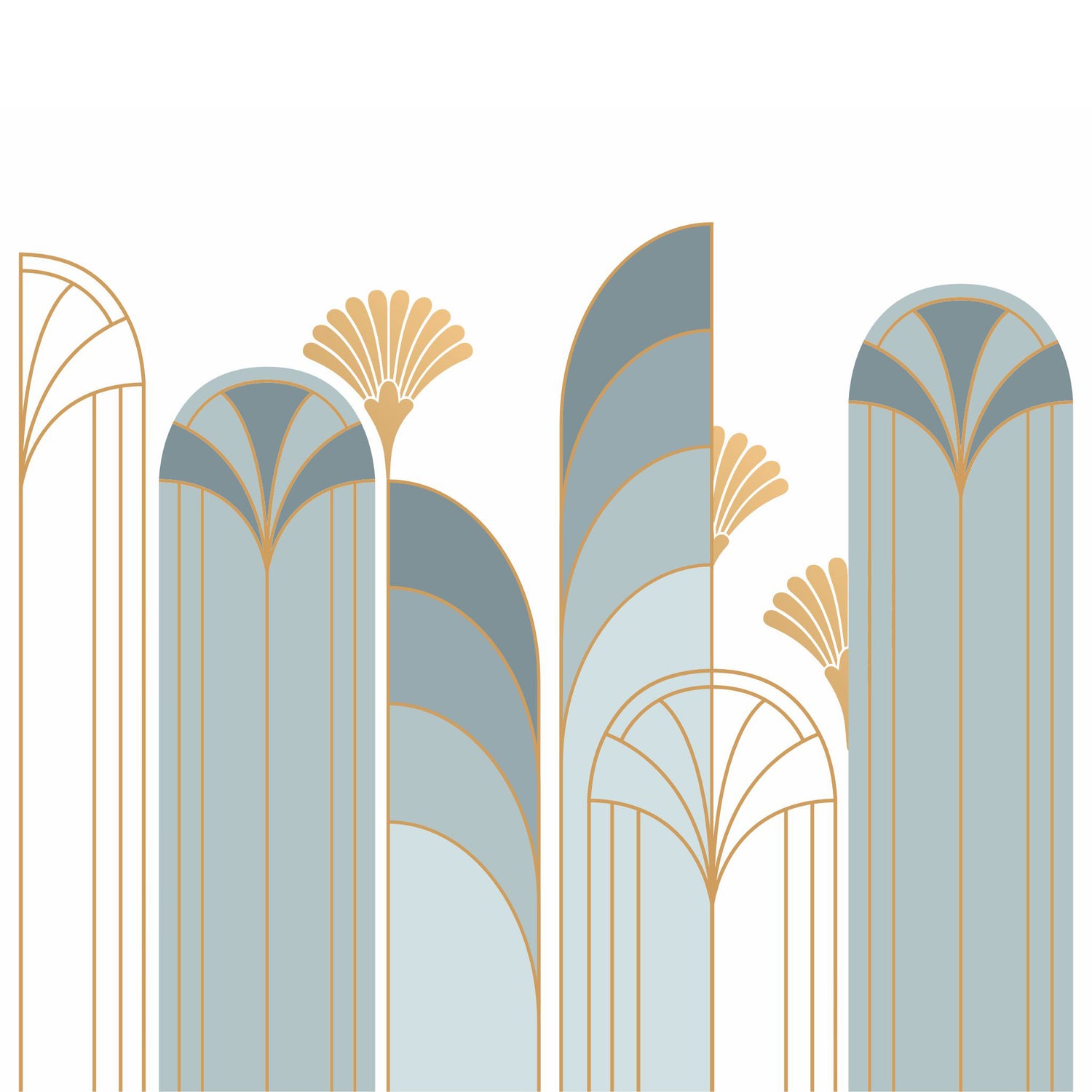 Papel de parede Arco Deco Mini Mundo