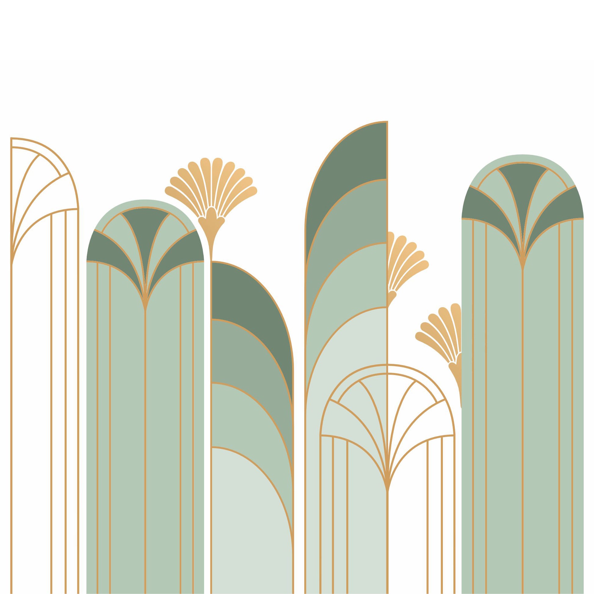 Papel de parede Arco Deco Mini Mundo