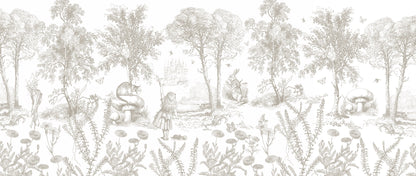 Arteo Alice Mural – beige – 400x170 cm