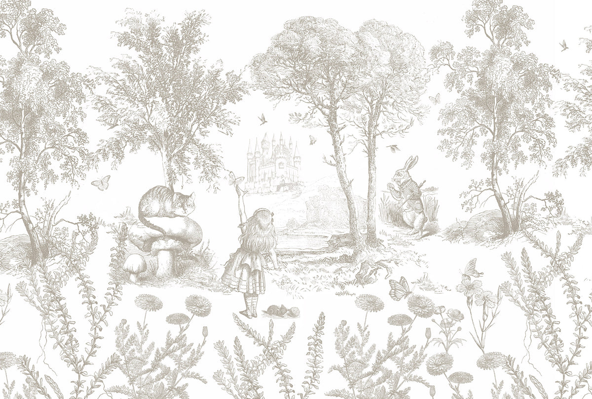 Arteo Alice Mural – beige – 400x270 cm