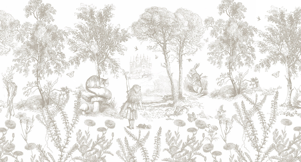 Arteo Alice Mural – beige – 500x270 cm
