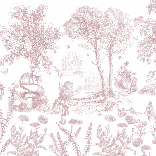 Arteo Alice Mural – pink