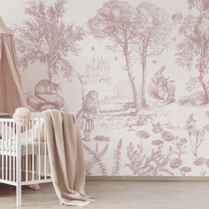 Arteo Alice Mural – pink