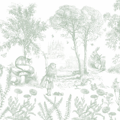 Arteo Alice Mural – green