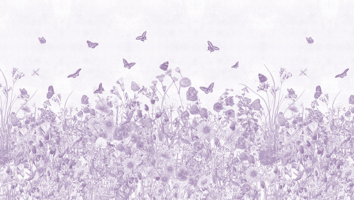 Arteo Garden Mural – lilac – 300x170 cm