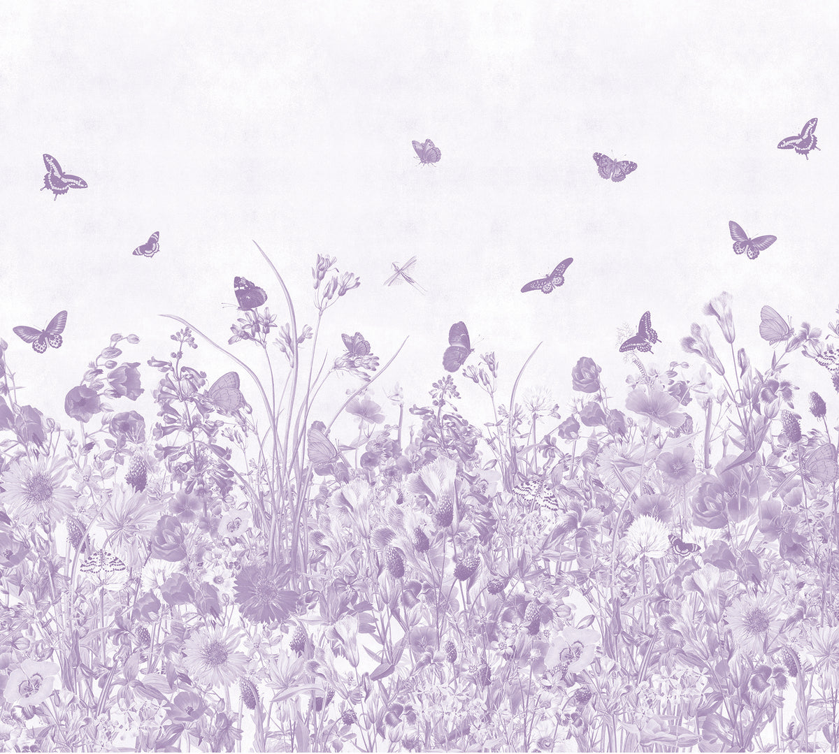 Arteo Garden Mural – lilac – 300x270 cm