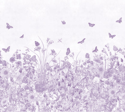 Arteo Garden Mural – lilac – 300x270 cm