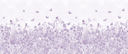 Arteo Garden Mural – lilac – 400x170 cm
