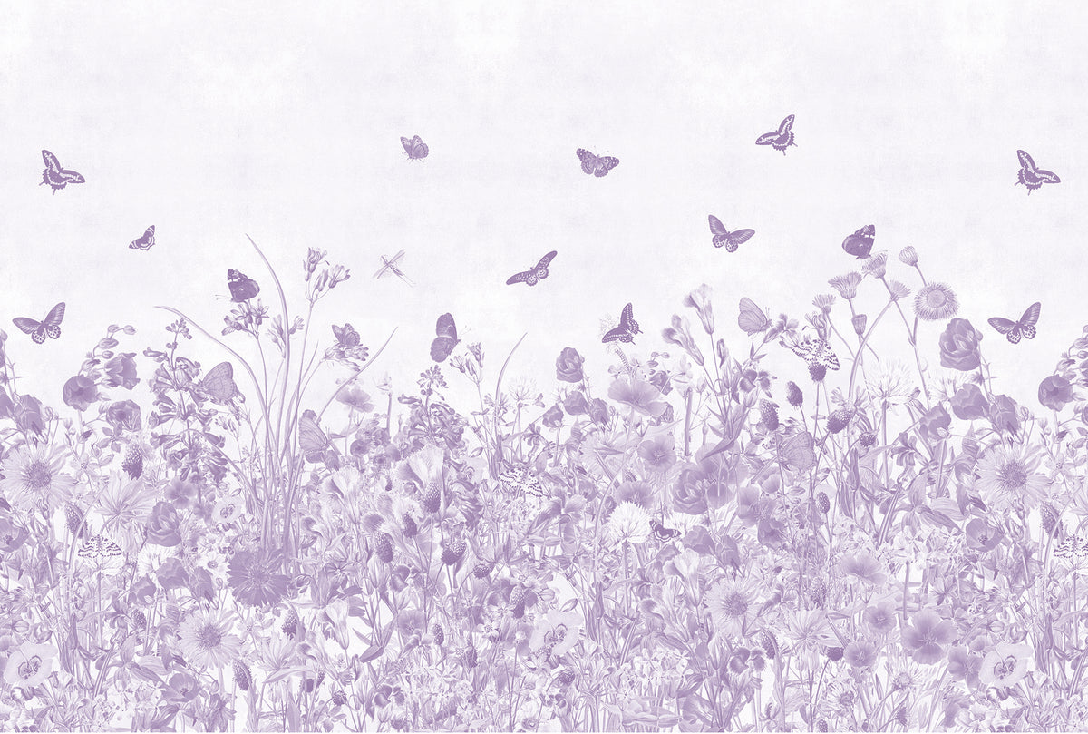 Arteo Garden Mural – lilac – 400x270 cm