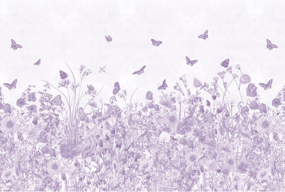 Arteo Garden Mural – lilac – 400x270 cm