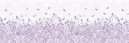 Arteo Garden Mural – lilac – 500x170 cm