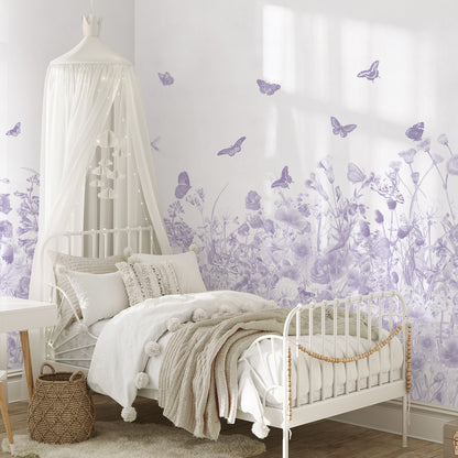 Arteo Garden Mural – lilac