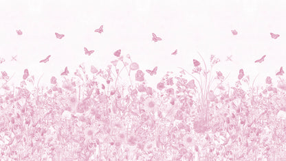 Arteo Garden Mural – pink – 300x170 cm