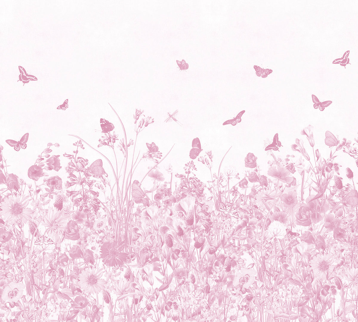 Arteo Garden Mural – pink – 300x270 cm
