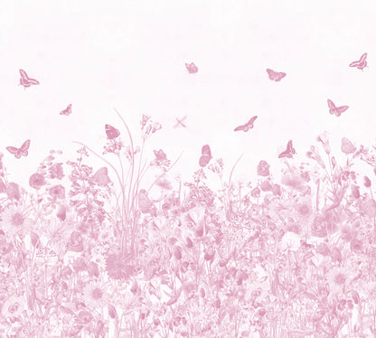 Arteo Garden Mural – pink – 300x270 cm