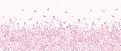 Arteo Garden Mural – pink – 400x170 cm