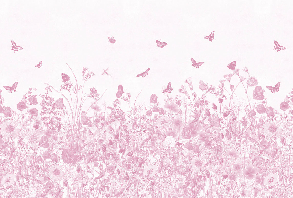 Arteo Garden Mural – pink – 400x270 cm