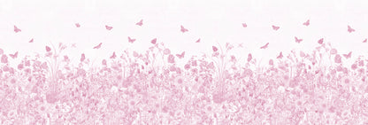 Arteo Garden Mural – pink – 500x170 cm