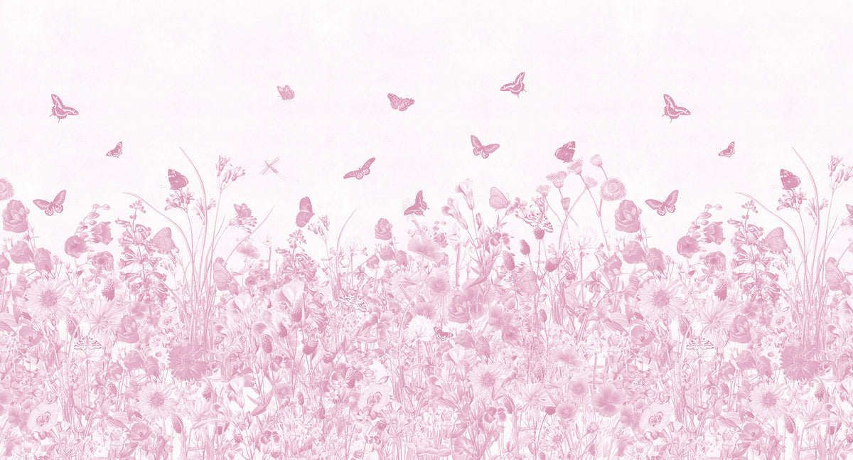 Arteo Garden Mural – pink – 500x270 cm