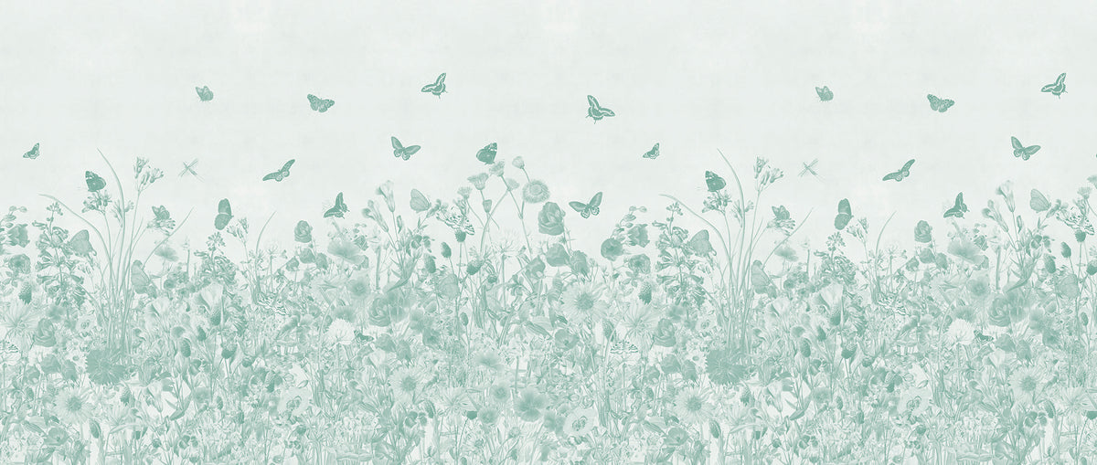 Arteo Garden Mural – green – 400x170 cm