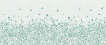 Arteo Garden Mural – green – 400x170 cm