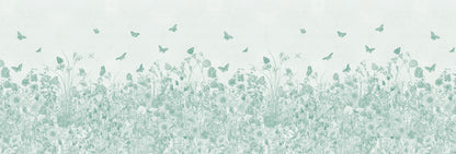 Arteo Garden Mural – green – 500x170 cm