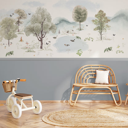 Mural de Parede Arteo Nórdico – meia parede