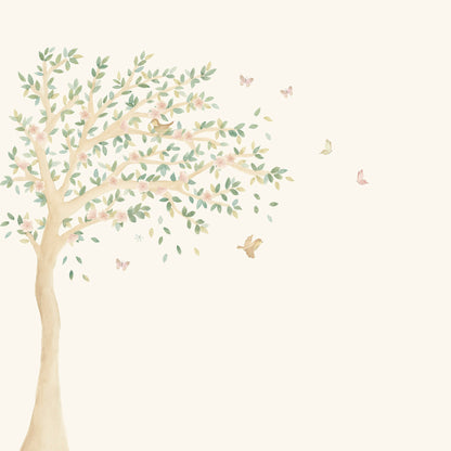 Cherry Blossom Tree Mural