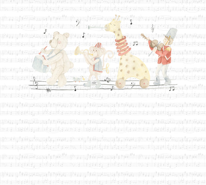 Toy Band Mural – colorful – 300x270 cm