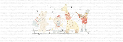 Toy Band Mural – colorful – 500x170 cm