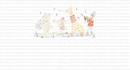 Toy Band Mural – colorful – 500x270 cm