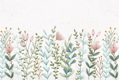 Enchanted Garden Border Mural – colorful – 400x270 cm