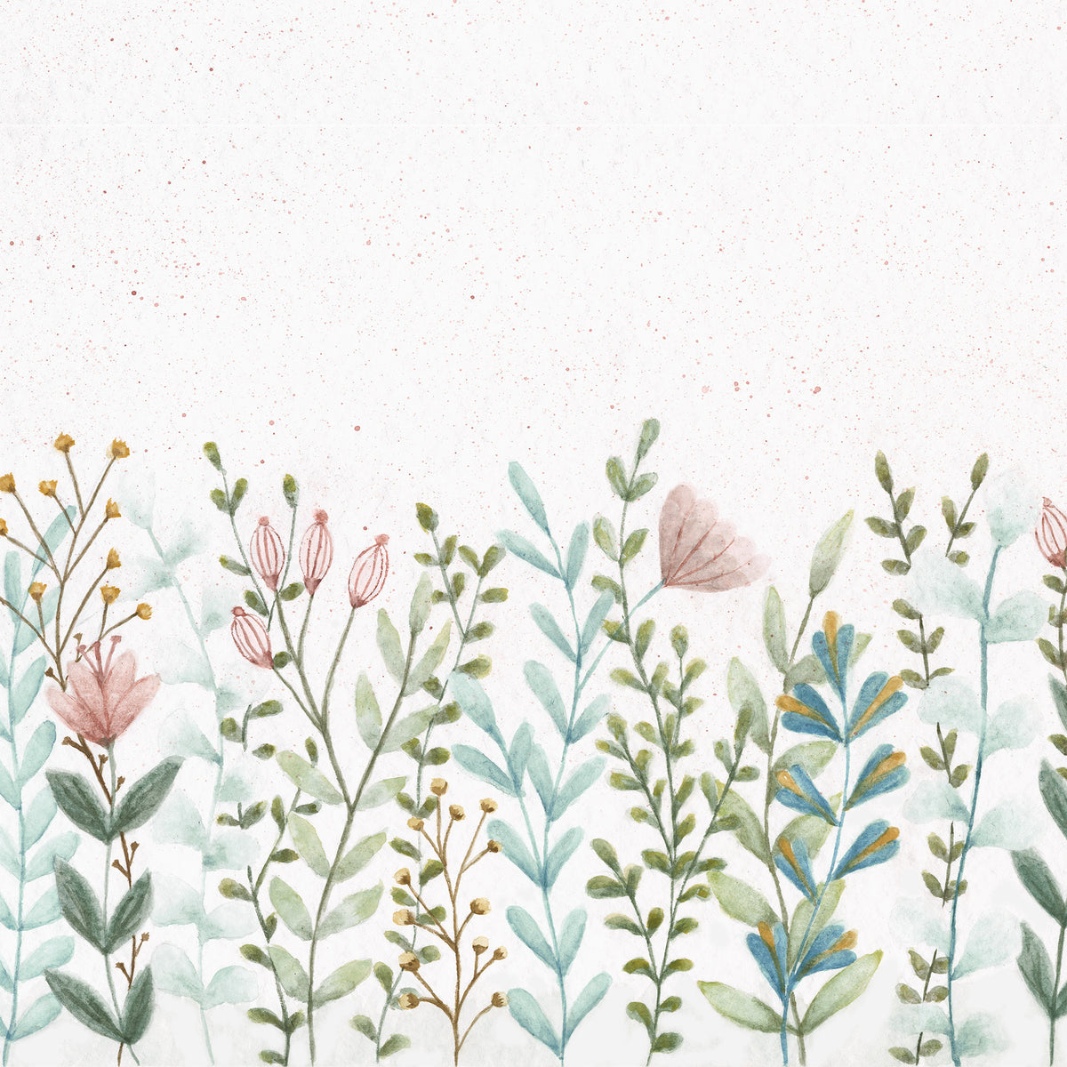 Enchanted Garden Border Mural