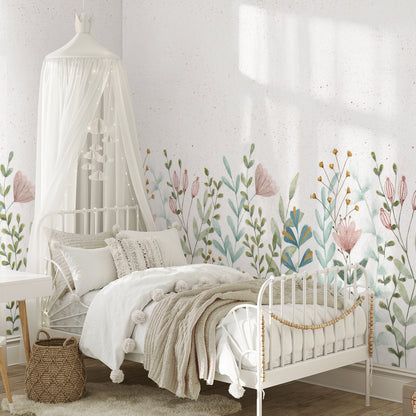 Enchanted Garden Border Mural