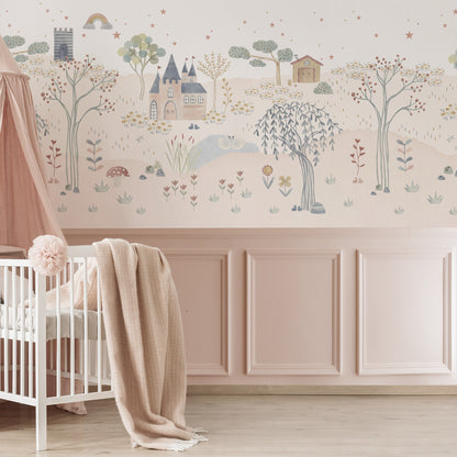 Castle Mural – half wall