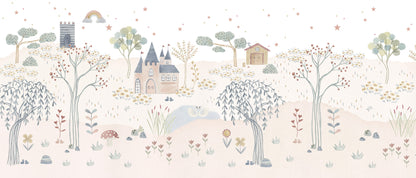 Castle Mural – colorful – 500x270 cm