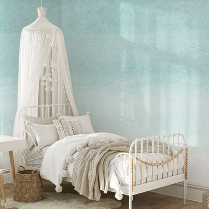 Watercolor Degrade Mural – green