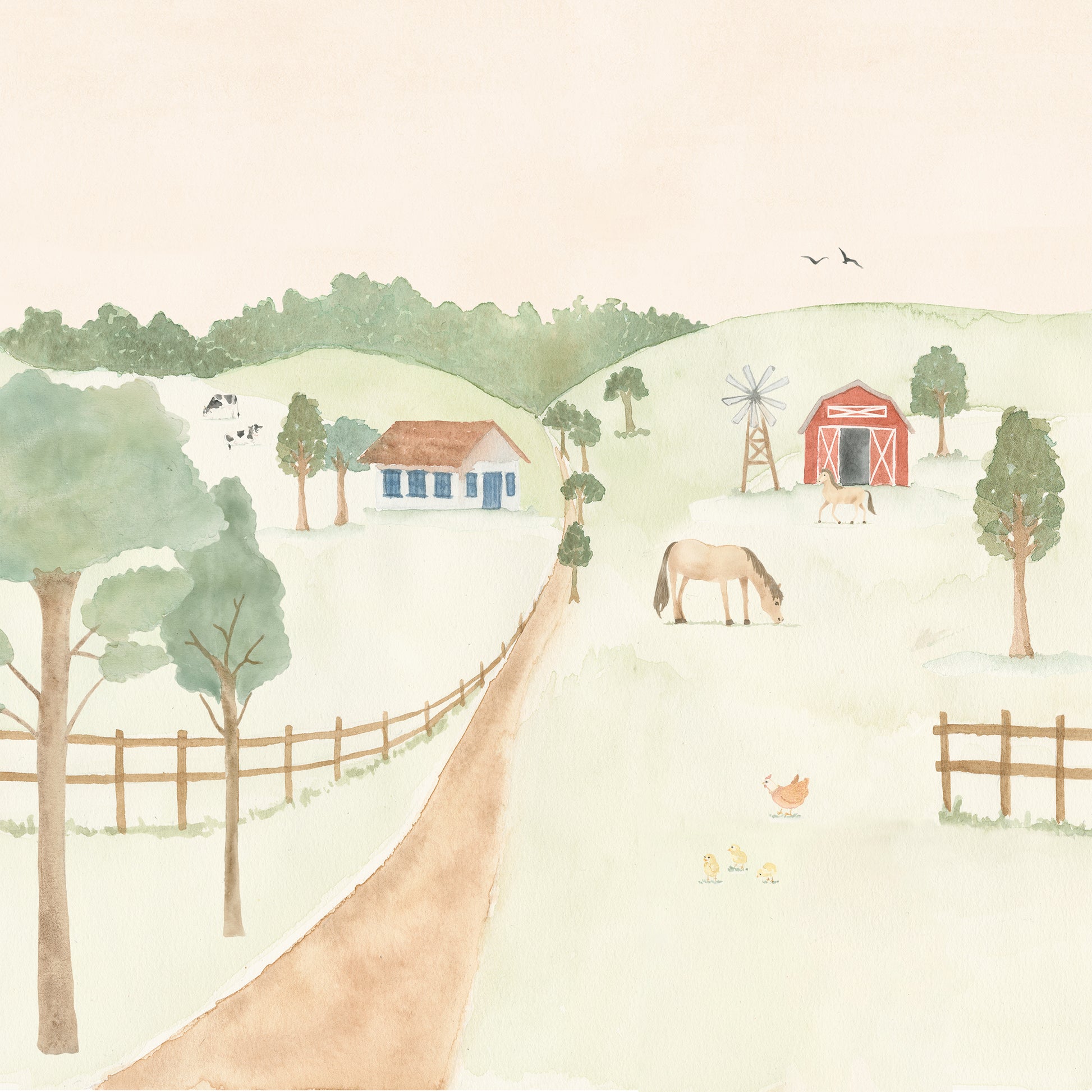 Papel de parede Fazenda