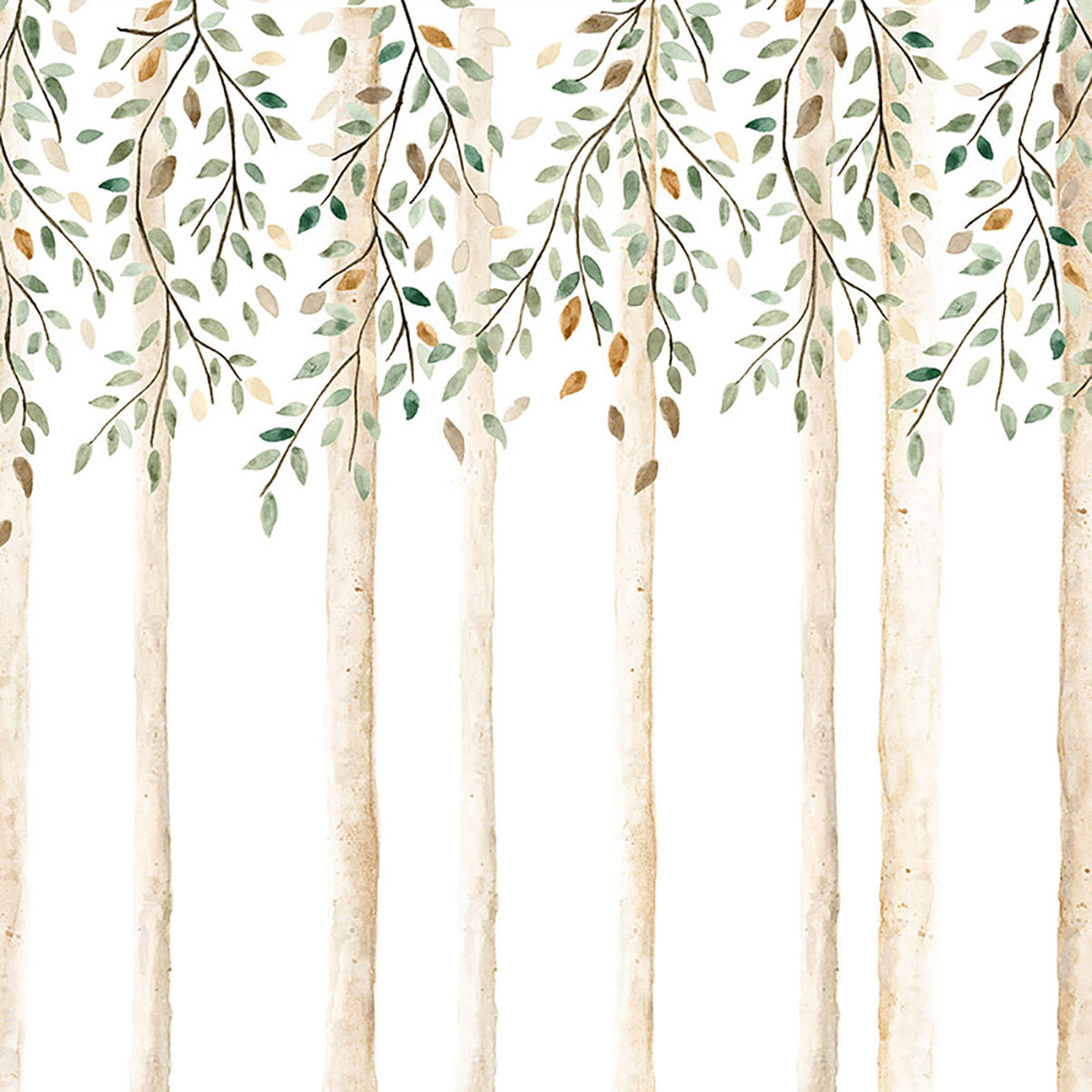 Autumn Forest Mural